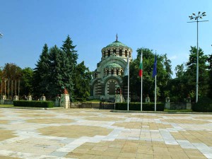 Мавзолей-храм Св. Георгия Победоносца, сооруженный в память о русских воинах-освободителях в г.Плевене