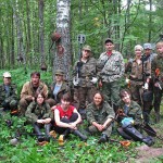 Бойцы поискового отряда «Ингрия» в Кировском районе Ленинградской области