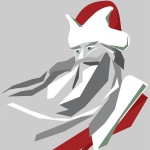 Рога — треугольные отвороты на шапке Деда Мороза — символизировали счастье и плодородие Автор рисунка: Наталья Свиридова