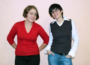 Рената Владимировна ТРУБАЧЁВА (справа), автор и руководитель проекта «Форсайт», и Марина Евгеньевна ОЛЕННИКОВА, ведущая групп для психологов, администратор, супервизор проекта «Форсай»
