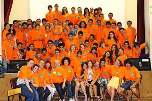 Участники международного математического лагеря «Formulo de Integreco–2012»
