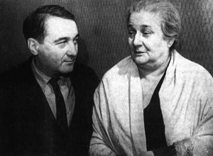 Лев Гумилёв и Анна Ахматова. 1960 год