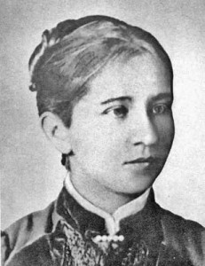 Н.Е.Вернадская (Старицкая) —  супруга В.И.Вернадского. 1886 год