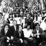 А.Н.Чанова с любимым классом. 1974 год